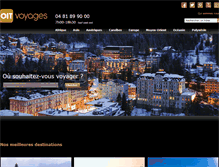 Tablet Screenshot of hotels-de-luxe.fr